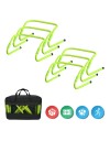 Hürden Fußball 6er Set Training Trainingshürden Speed/Agility Verstellbar Kinder QEENTOE