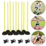 Gelb Sprungstangen-Set Training Ausdauer Trainingshilfe Sprungkraft Agility Fitness QEENTOE