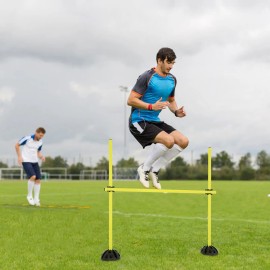 Gelb Sprungstangen-Set Training Ausdauer Trainingshilfe Sprungkraft Agility Fitness QEENTOE