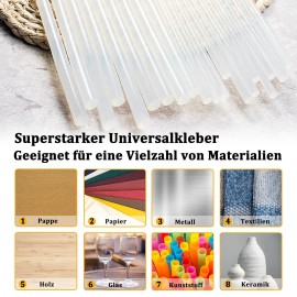 4KG Heissklebestifte Klebestifte Heißkleber Klebepatrone 11mmx 200mm Klebesticks QEENTOE